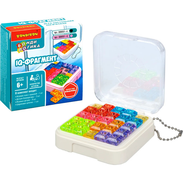 Настольная игра Bondibon IQ-Фрагмент ВВ6551-А