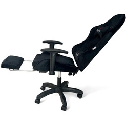 Вибромассажное кресло Calviano 1585 (черный велюр)