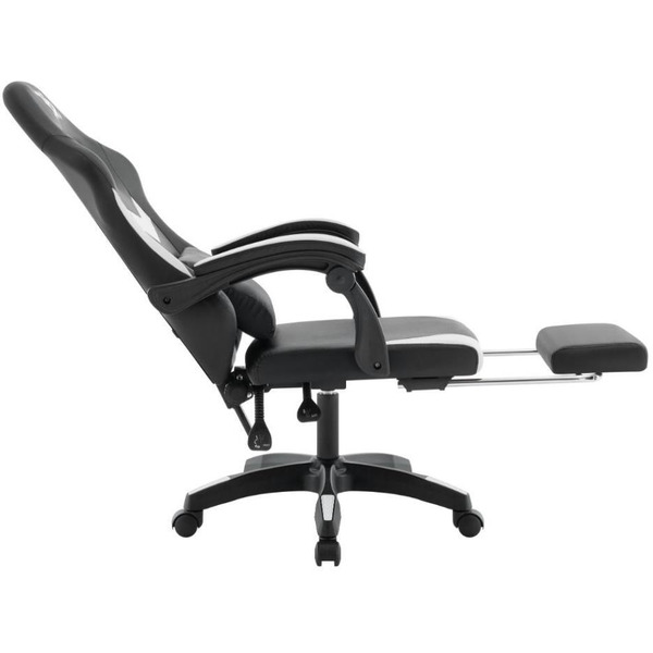 Игровое кресло Defender Runa Pro (черный/белый)