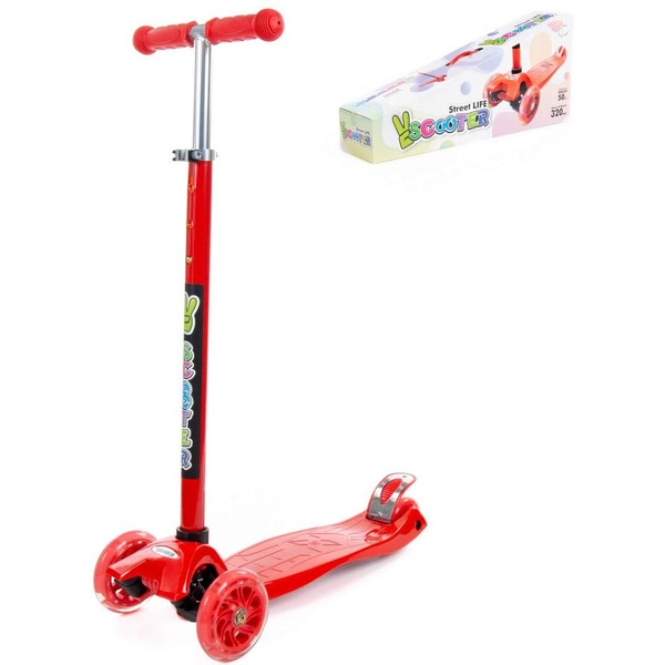 Самокат Полесье 0072 94476 (красный)