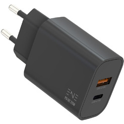 СЗУ ATOMIC ENE YZZY U6 20W 2-порта USB (A+C), цвет черный | 10.209