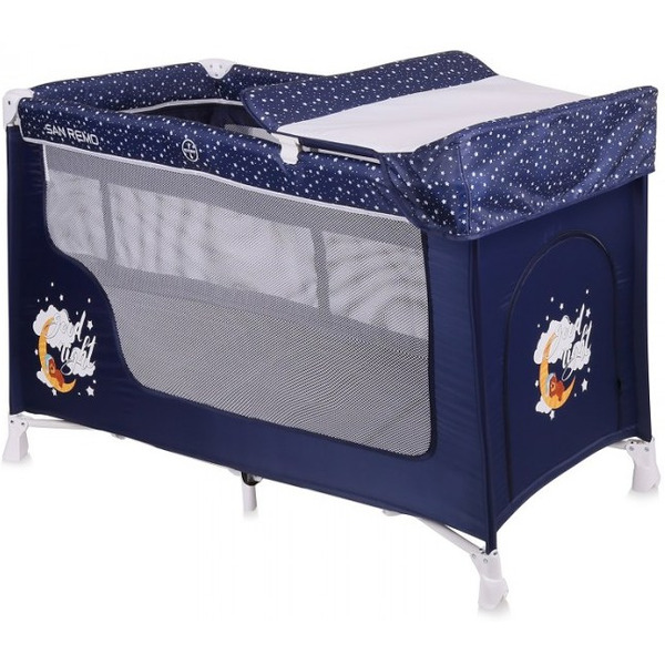 Манеж LORELLI San Remo 2 Blue Good Night Bear (10080071804)