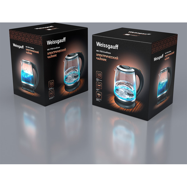 Чайник электрический Weissgauff WK 1750 EcoGlass