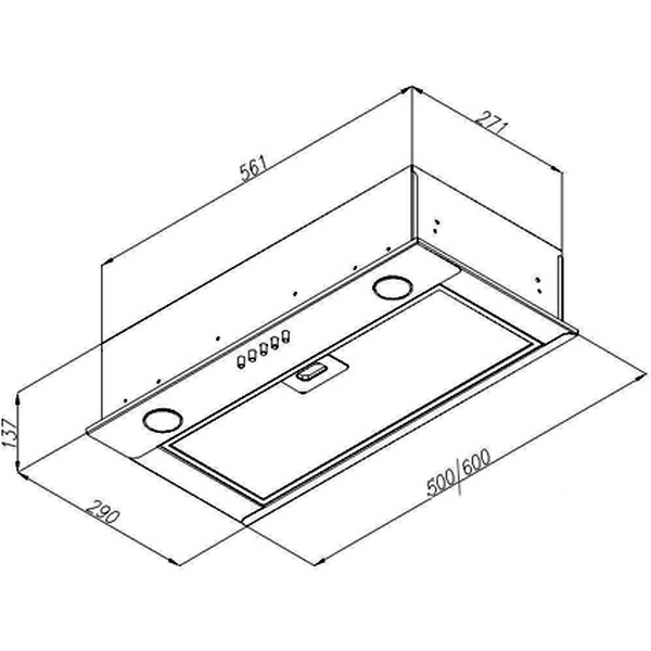Вытяжка CIARKO SL-Box II 50