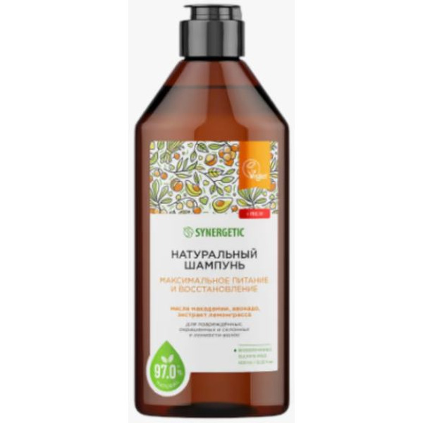 Шампунь Synergetic Максимальное питание и восстановление 400 мл