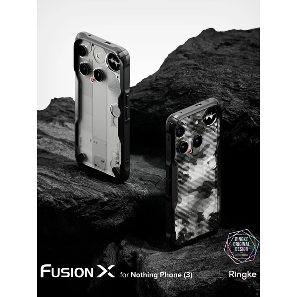 Чехол Ringke FUSION X для Nothing Phone (3) BLACK