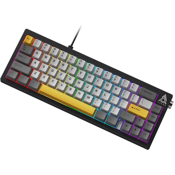Клавиатура AJAZZ AK650 Moon Yellow Switch (серый/белый/желтый)