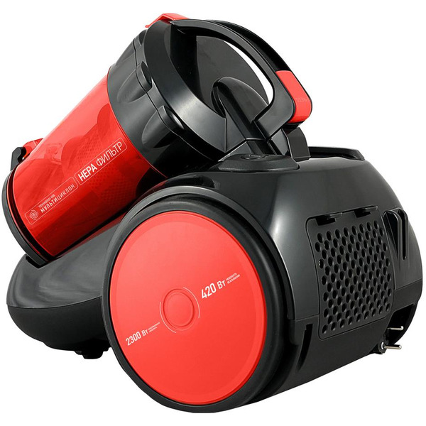 Пылесос Centek CT-2524 черный/красный