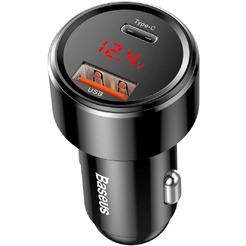 Автомобильное зарядное Baseus CCMLC20C-01