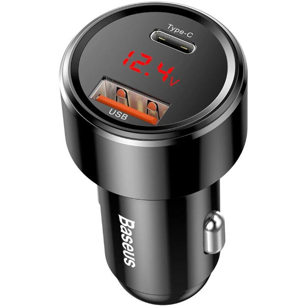 Автомобильное зарядное Baseus CCMLC20C-01