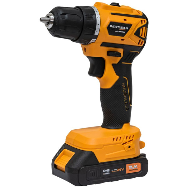 Дрель-шуруповерт Partisan AD-2155BL (с 2-мя АКБ, кейс)