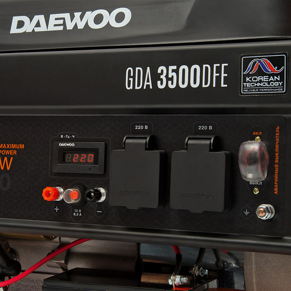Генератор Daewoo Power GDA 3500DFE