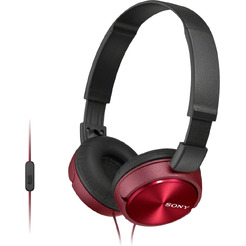Наушники с микрофоном Sony MDR-ZX310AP (Красные)