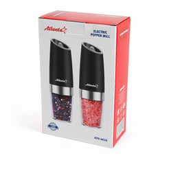 Мельница электрическая гравитационная Atlanta ATH-4626 (black)