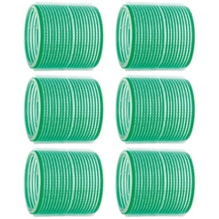 Бигуди-липучки DEWAL R-VTR16 (6 шт, зеленый)