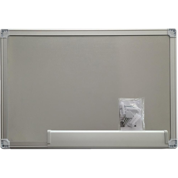 Доска магнитно-маркерная Silwerhof 60x90см лак белый алюминиевая рама