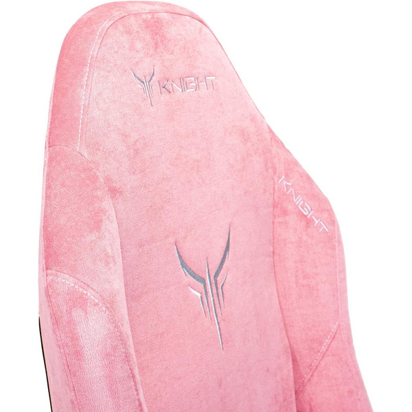 Кресло игровое Knight N1 Fabric Velvet 36 (1626365) розовый