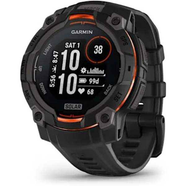 Умные часы Garmin Instinct 3 Solar 45 мм (черный)