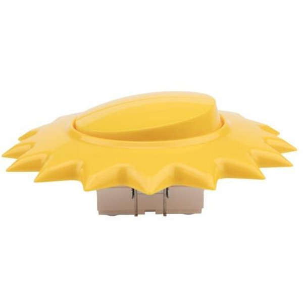 Выключатель двухклавишный KRANZ HAPPY Солнце KR-78-0618