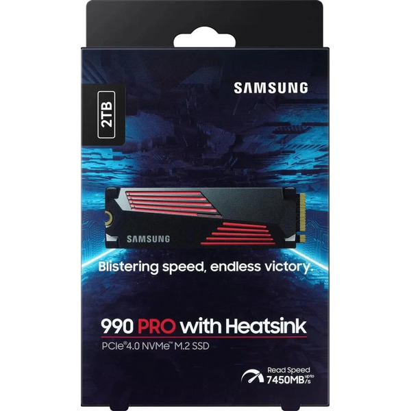 SSD Samsung 990 Pro с радиатором 2TB MZ-V9P2T0CW