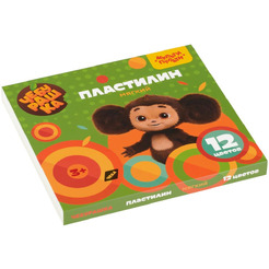 Пластилин Мульти-пульти Чебурашка МПЧБ_53010 (12 цв)