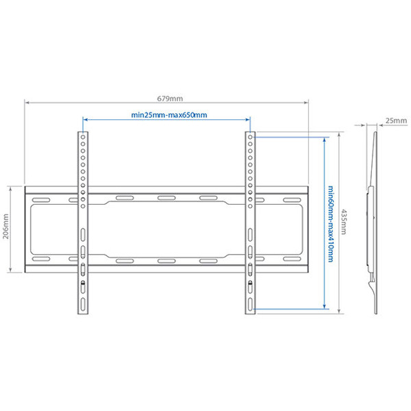 Кронштейн для телевизора Arm Media Steel-1 (черный)