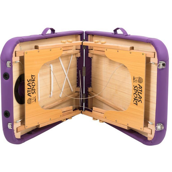Массажный стол Atlas Sport Складной 2-с 60см 2D-60185/4 (фиолетовый)