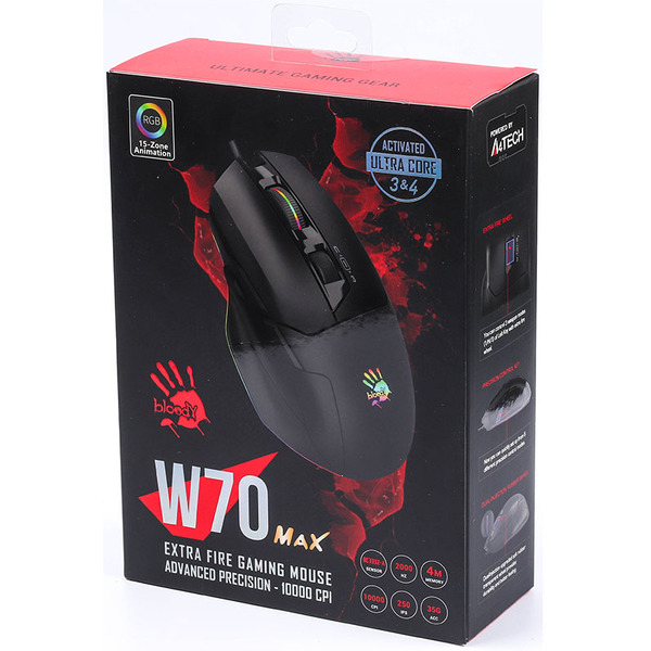 Мышь A4Tech Bloody W70 Max (черный)