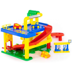 Гараж Полесье №1 с автомобилями 37824  (в коробке)