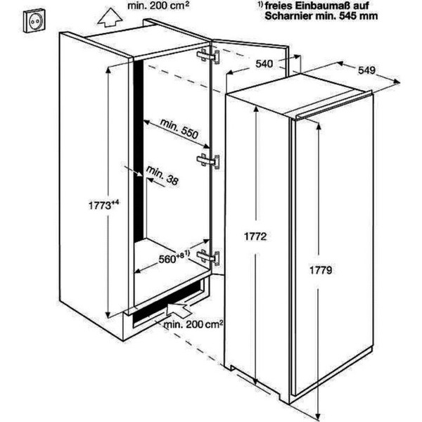 Холодильник Electrolux ERN93213AW