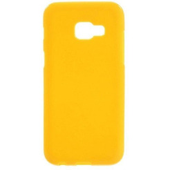 Накладка Case Coated для Samsung Galaxy A03s (желтый)