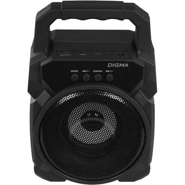 Портативная колонка  Digma D-PS1500 (черный)