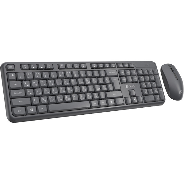 Офисный набор Оклик S277W (серый)