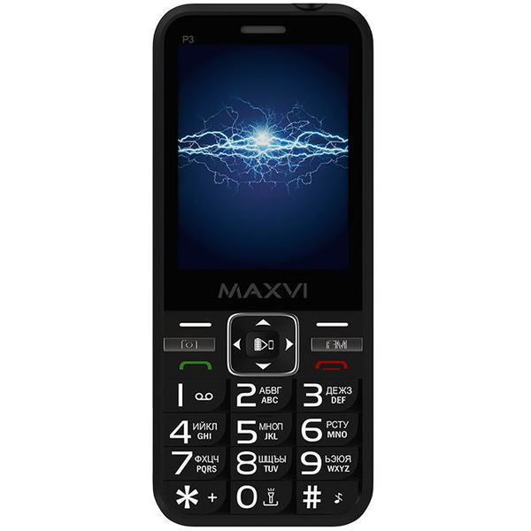 Мобильный телефон Maxvi P3 (черный)