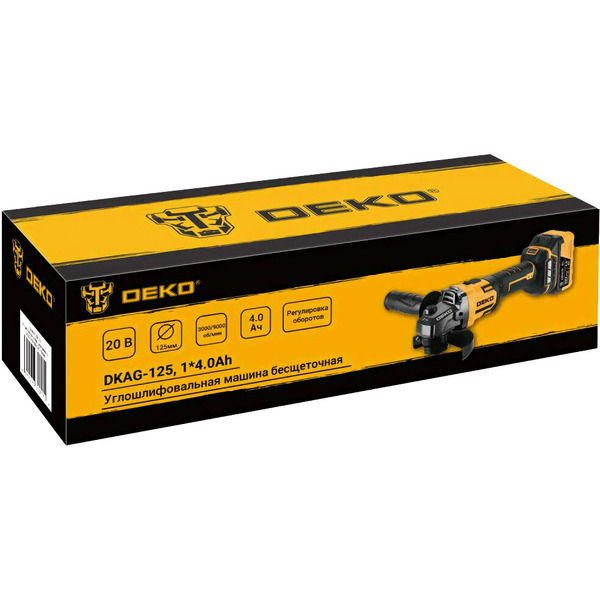 Угловая шлифмашина DEKO DKAG-125 (083-1063)