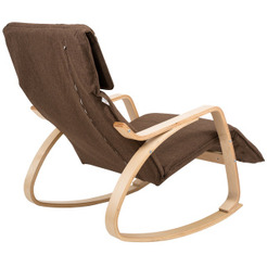 Кресло-качалка Calviano Relax 1101 (светло-бежевое)