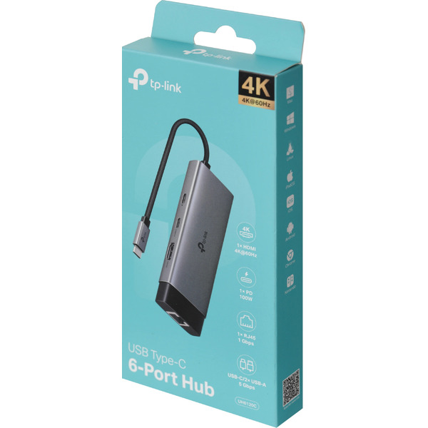 Разветвитель USB-C TP-Link UH6120C