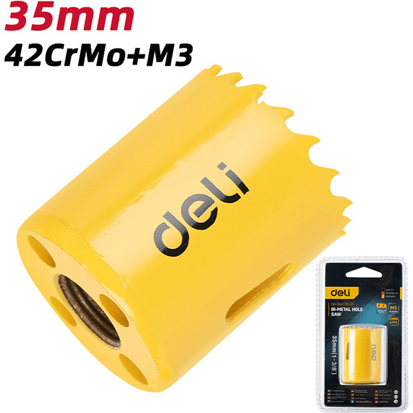 Коронка биметаллическая Deli EDH-SKK035-E1