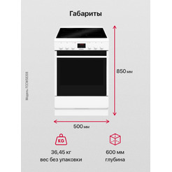 Кухонная плита Hansa FCCW58208