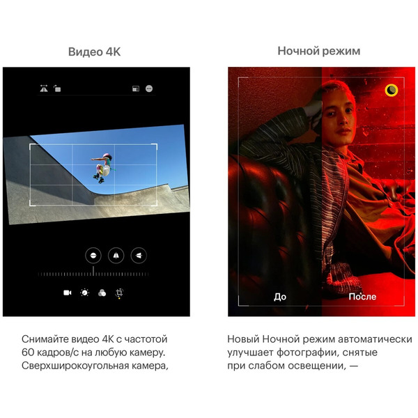 Смартфон APPLE iPhone 11 Б/У 128GB черный Grade A (MWJL2LL/A)