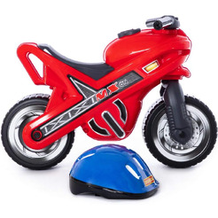 Каталка Полесье МХ со шлемом 46765