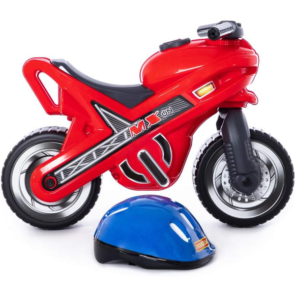 Каталка Полесье МХ со шлемом 46765