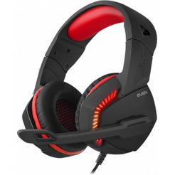 Гарнитура игровая SVEN AP-U989MV (черно/красная)