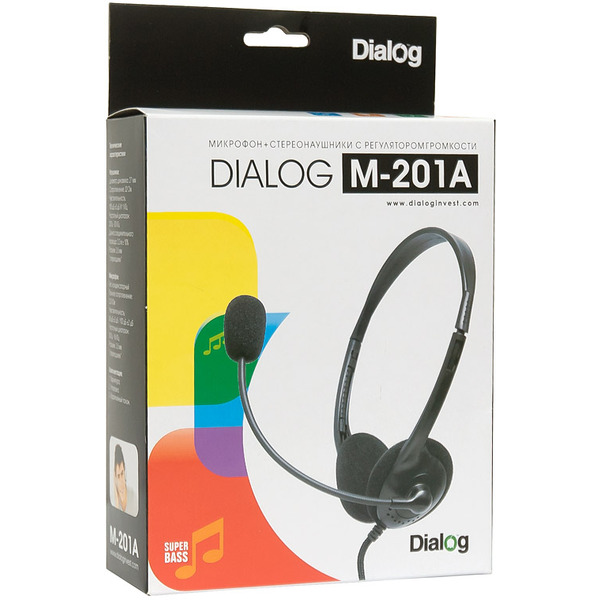 Наушники с микрофоном Dialog M-201A