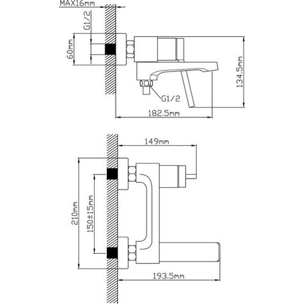 Смеситель Econoce EC0732BL