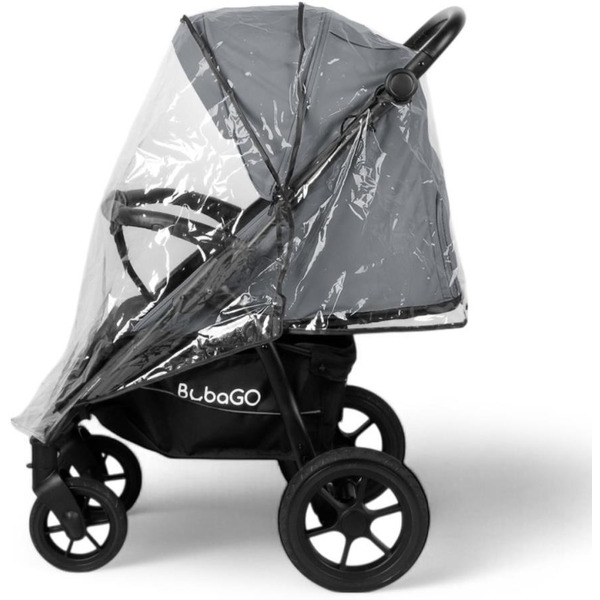 Детская прогулочная коляска Bubago Model Cross City Lux BG 168-3 (темно-серый)