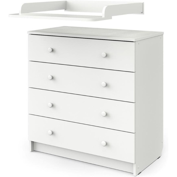 Комод пеленальный Атон Odin (белый)