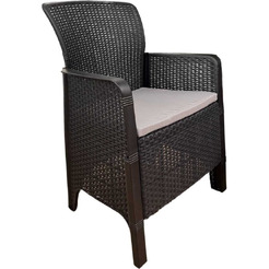 Набор садовой мебели (2 кресла, столик) Springhouse Palermo Balcony VG01BL (графит)