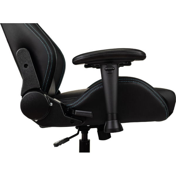 Кресло игровое Бюрократ Knight Outrid Smile экокожа, черный