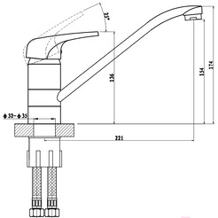 Смеситель Gross Aqua Optima 3509511C-G0146